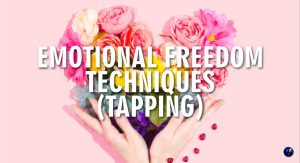 heart shaped flower arrangement with emotional freedom techniques tapping